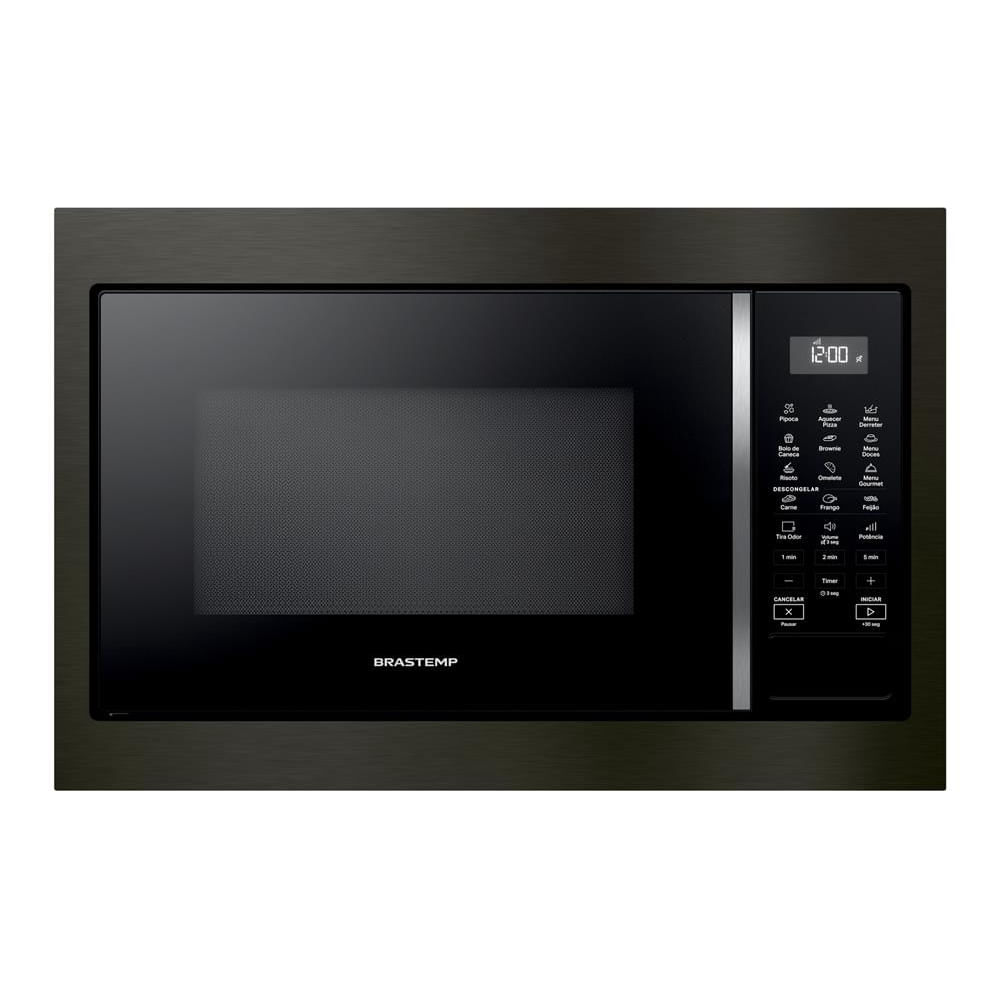 Micro-ondas 32 Litros de Embutir - Preto - Brastemp - Bm146aebna - 220v