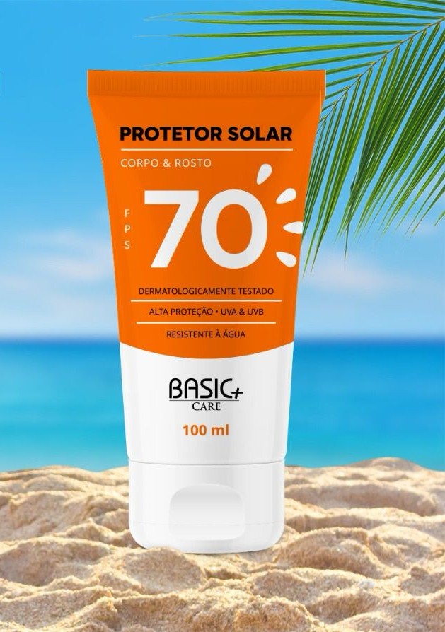 PROTETOR SOLAR BASIC+ CARE FPS70 100ML