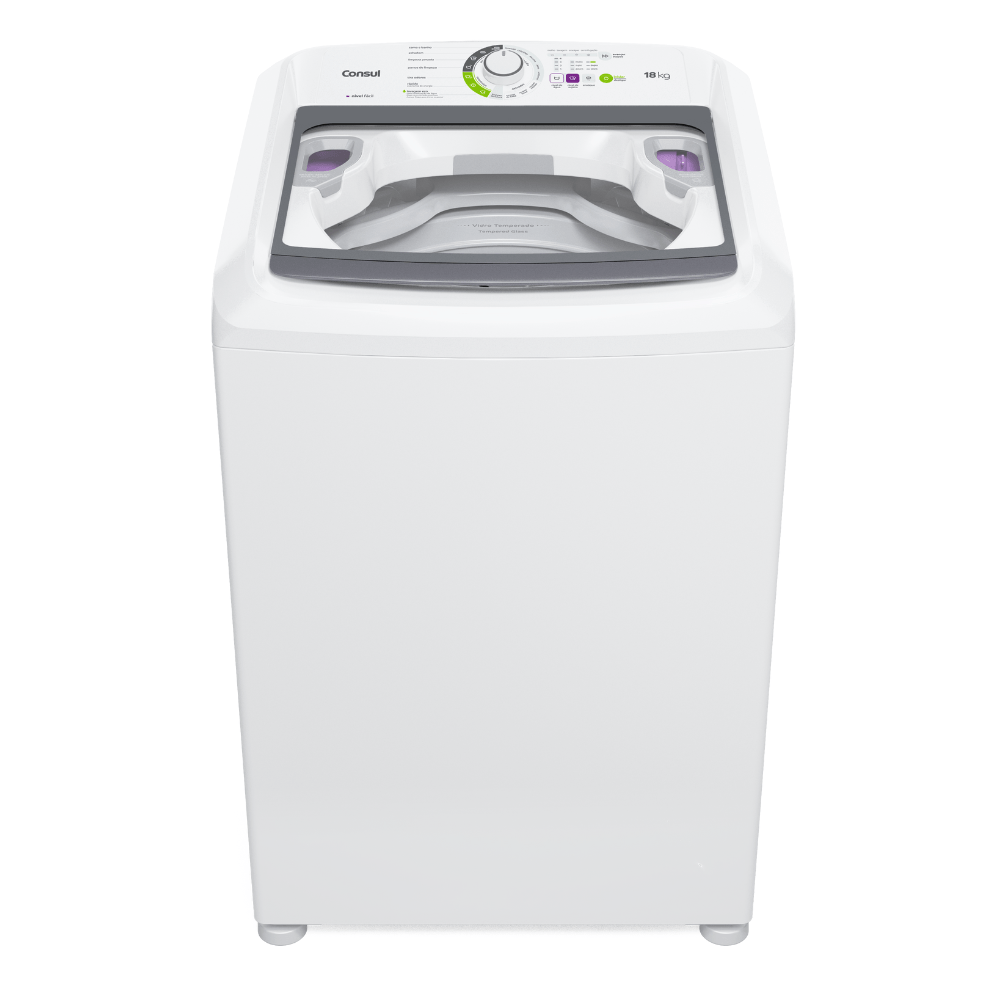 Lavadora de Roupa 18 Kg Branco Com Lavagem Econômica e Ciclo Edredom Consul - 220v - Cwk18abbna