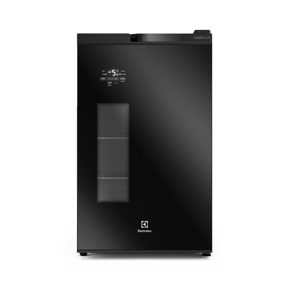 Geladeira/refrigerador 100 Litros 1 Porta Preto Home Bar - Electrolux - 220v - Eb100