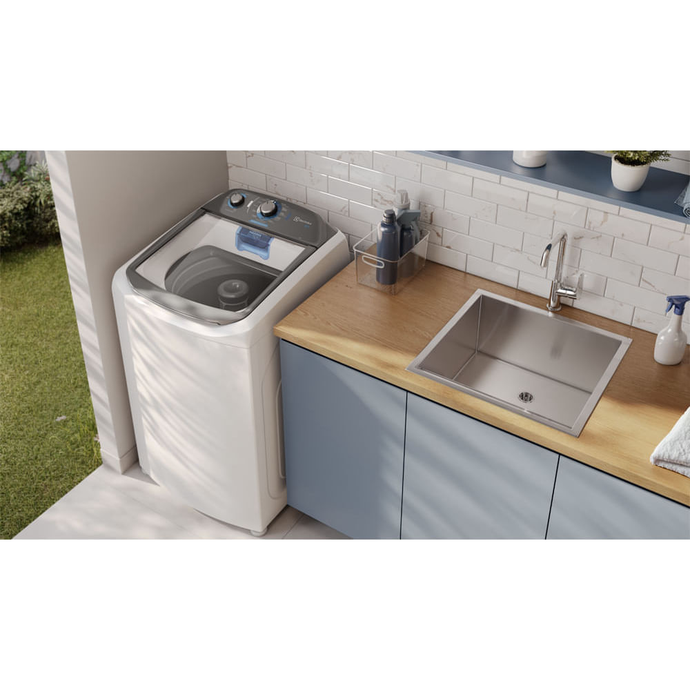 Máquina de Lavar Electrolux 13KG Efficient Branca com Duplo