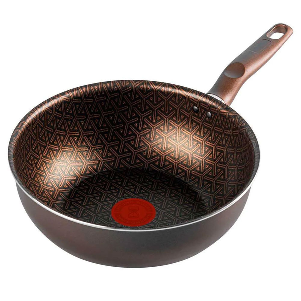 Wok Alumínio 24cm Chocolate Rochedo | Americanas