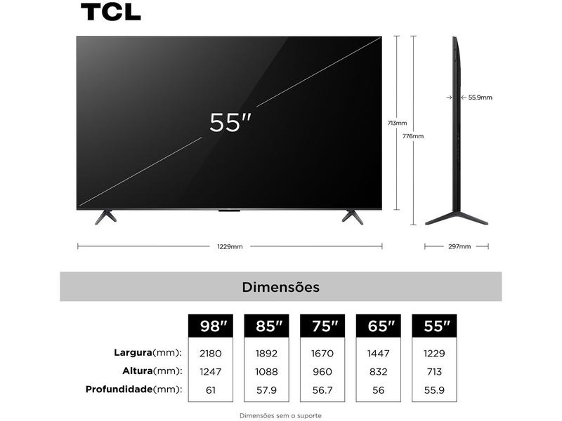 Smart TV 4K TCL 55