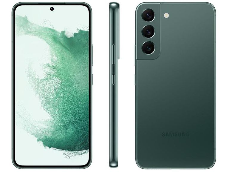 Smartphone Samsung Galaxy S22 256GB Verde 5G Octa-Core 8GB RAM 6,1