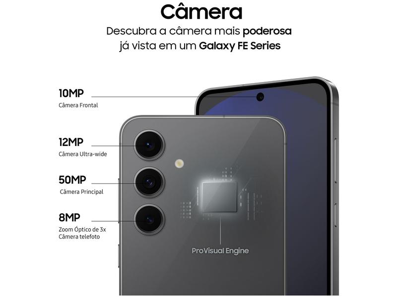 Smartphone Samsung Galaxy S24 FE 128GB Azul 5G 8GB RAM 6,7
