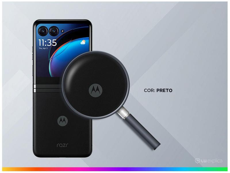 Smartphone Motorola Razr 40 Ultra 256GB Preto 5G Snapdragon Octa