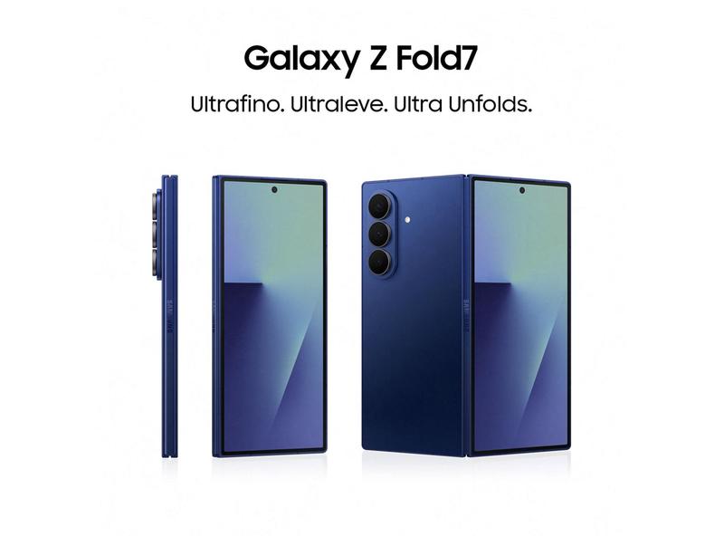 Smartphone Samsung Galaxy Z Fold7 512GB Azul 5G 16GB RAM Tela 8,0