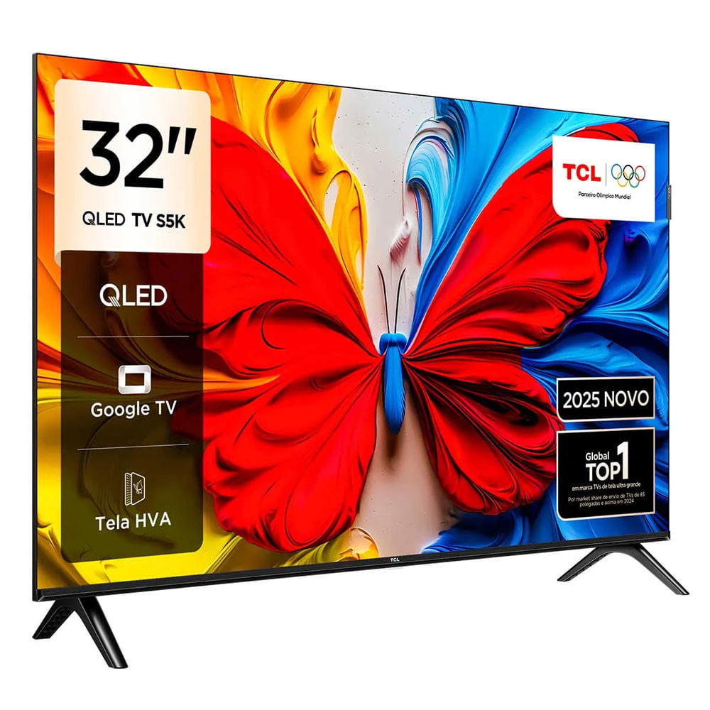 Smart TV TCL 32 32S5K FHD QLED HDR10 Google Tv