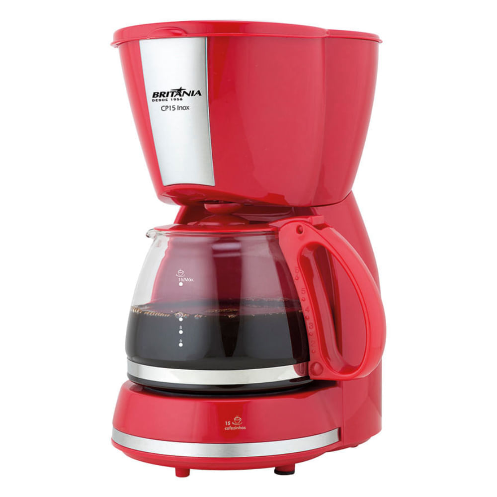 Cafeteira Elétrica Britânia Vermelho 220v - Cp15