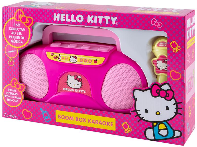 Karaokê Infantil Portátil Candide Hello Kitty