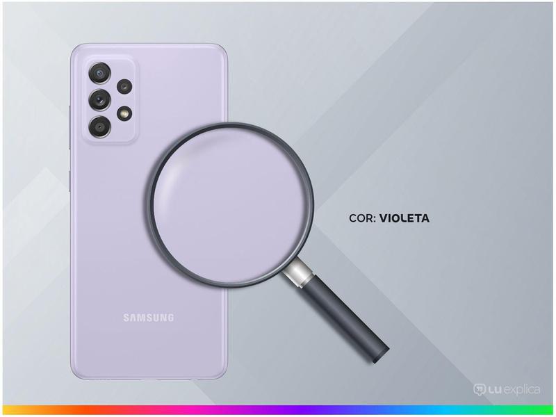 Smartphone Samsung Galaxy A52 128GB Violeta 4G 6GB RAM Tela 6,5 Smartphone Samsung Galaxy A52 128GB Violeta 4G 6GB RAM Tela 6,5