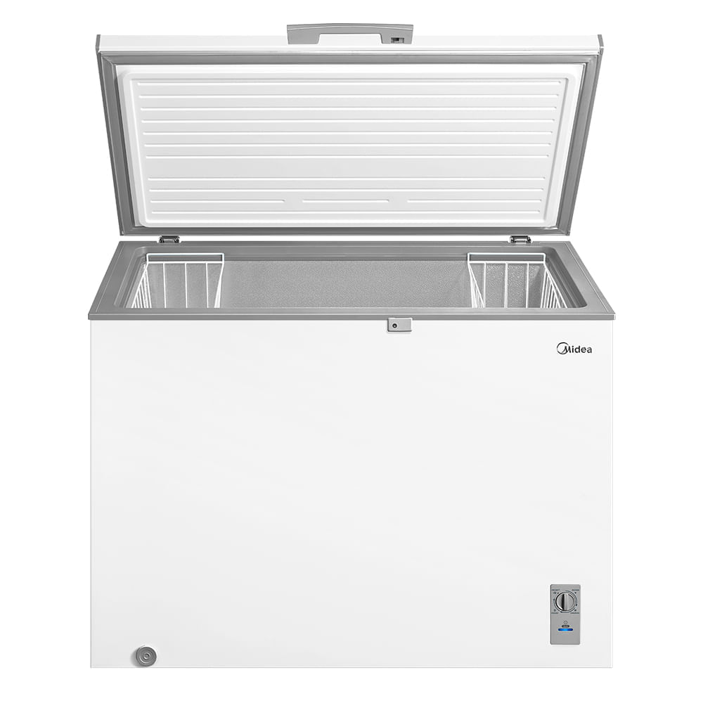 Freezer Horizontal 293L Inverter Bivolt Branco Midea
