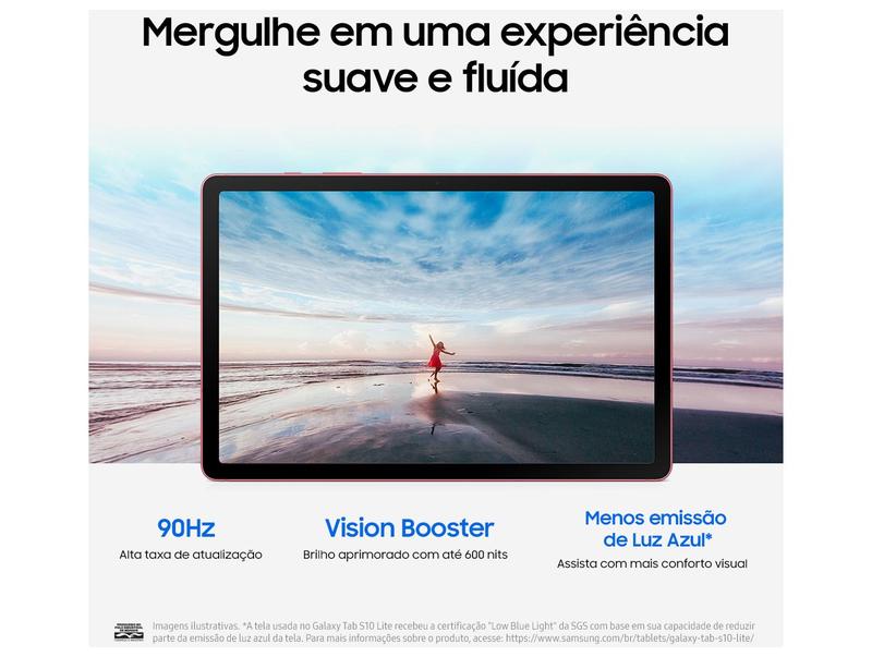 Tablet Samsung Galaxy Tab S10 Lite com Caneta e Capa 6GB RAM 128GB