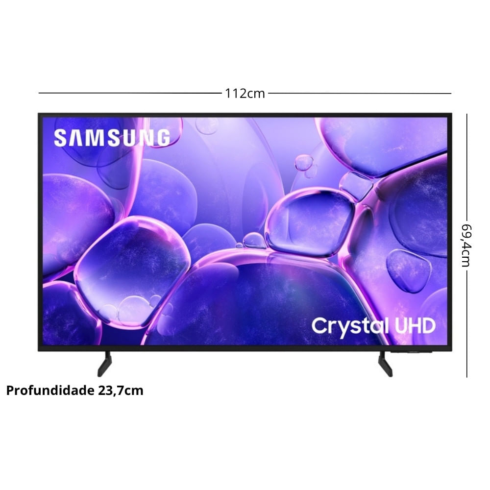 Smart TV Samsung 50 Polegadas 4K Crystal UHD UN50U8600