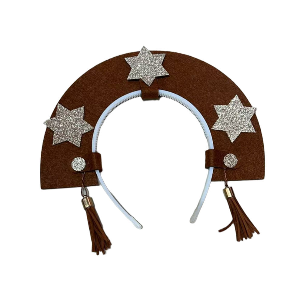 Arco Junino Cangaceiro Festive J250909 Poliéster e Plástico com Estrela