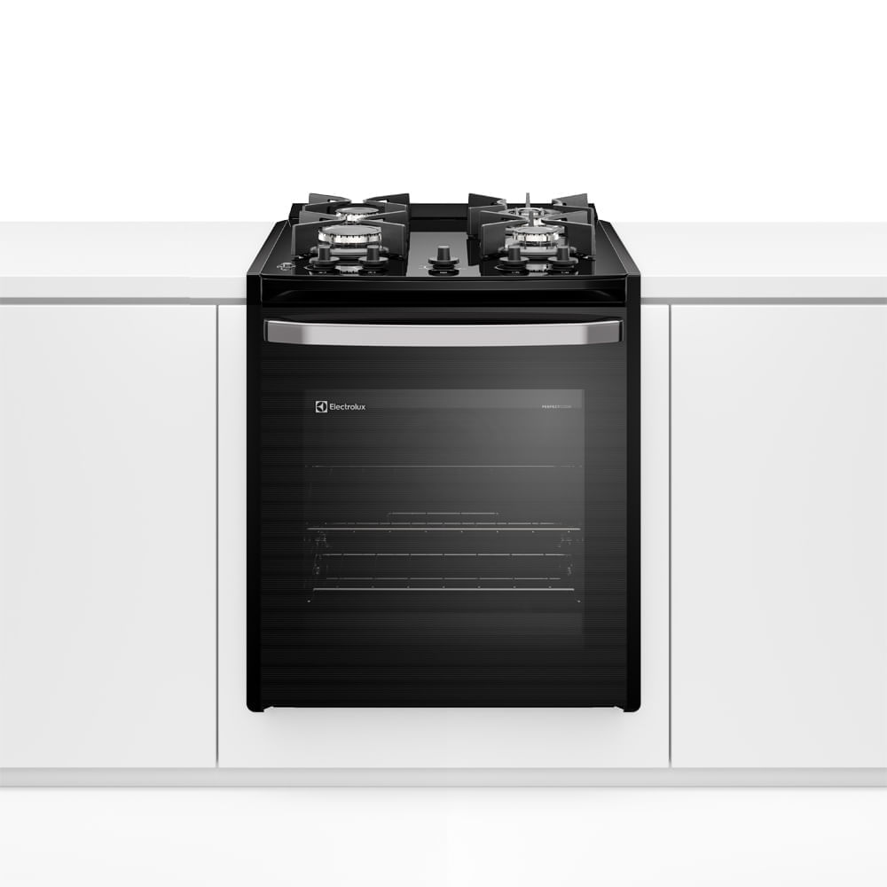 Fogão 4 Bocas de Embutir Electrolux Experience Preto Mesa em Vidro - Bivolt - Fe4bb