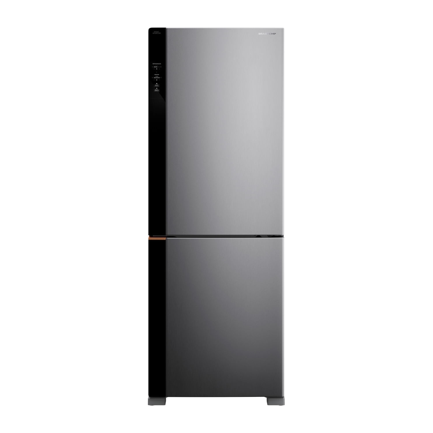 Geladeira/refrigerador 500 Litros 2 Portas Inox Inteligente B= Smart - Brastemp - Bivolt - Bre66akxna