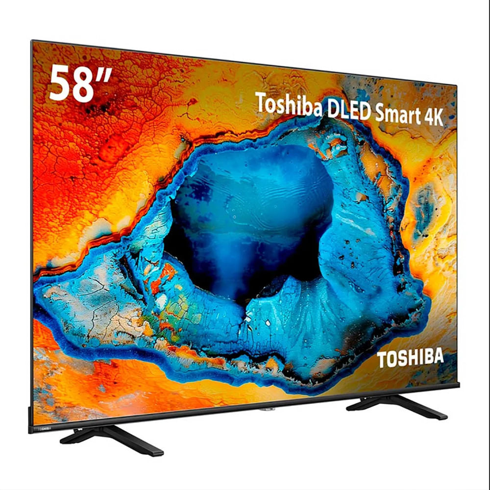 Smart TV Toshiba 58 Polegadas DLED 4K 58C350NS