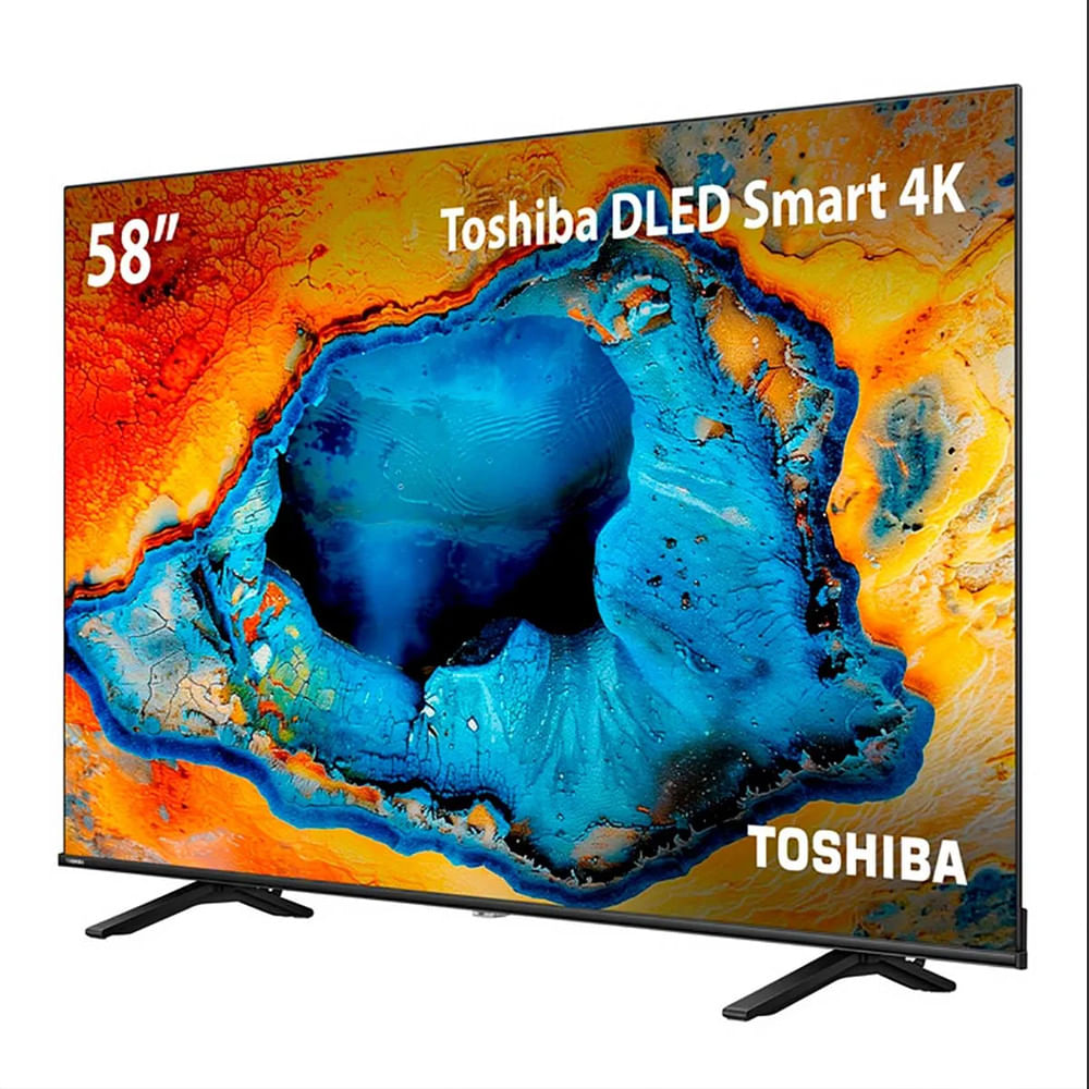 Smart TV Toshiba 58 Polegadas DLED 4K 58C350NS