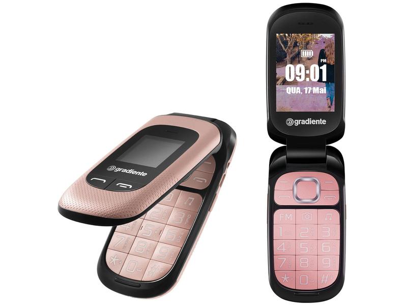 Gradiente Neo S 105r 32mb Rosa - Dual Chip