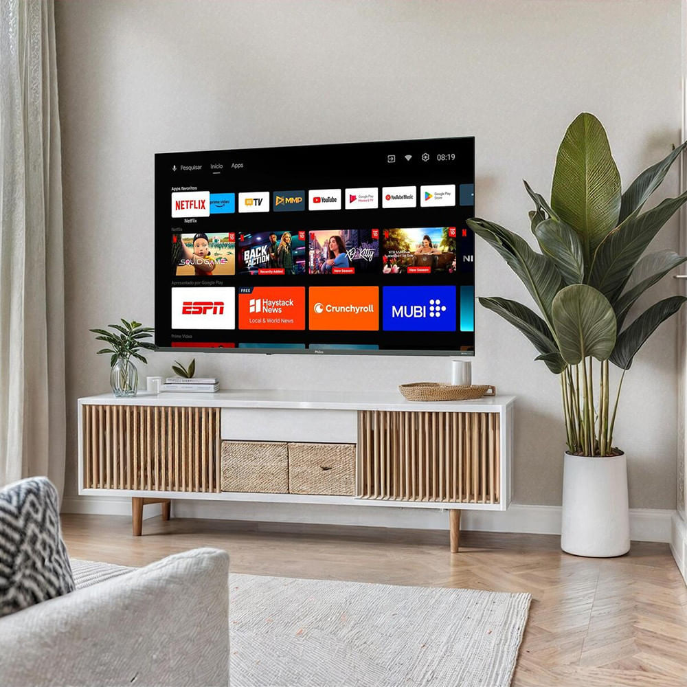 Smart TV 50 Polegadas Philco 4K UHD P50EAA Google TV Dolby Audio ...