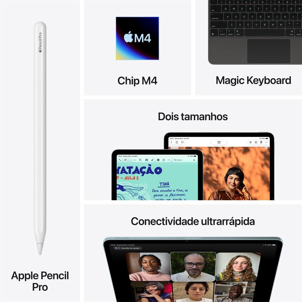 iPad Air de 11 polegadas Wi-Fi de 128 GB - azul (M4)