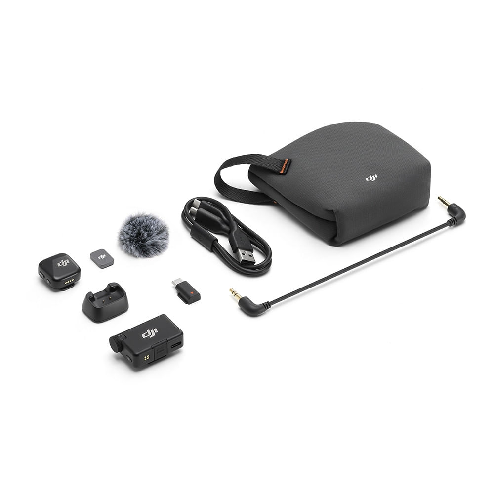 Microfone DJI Mic Mini (1 TX Microfone + 1 RX Receptor) BR - DJI127