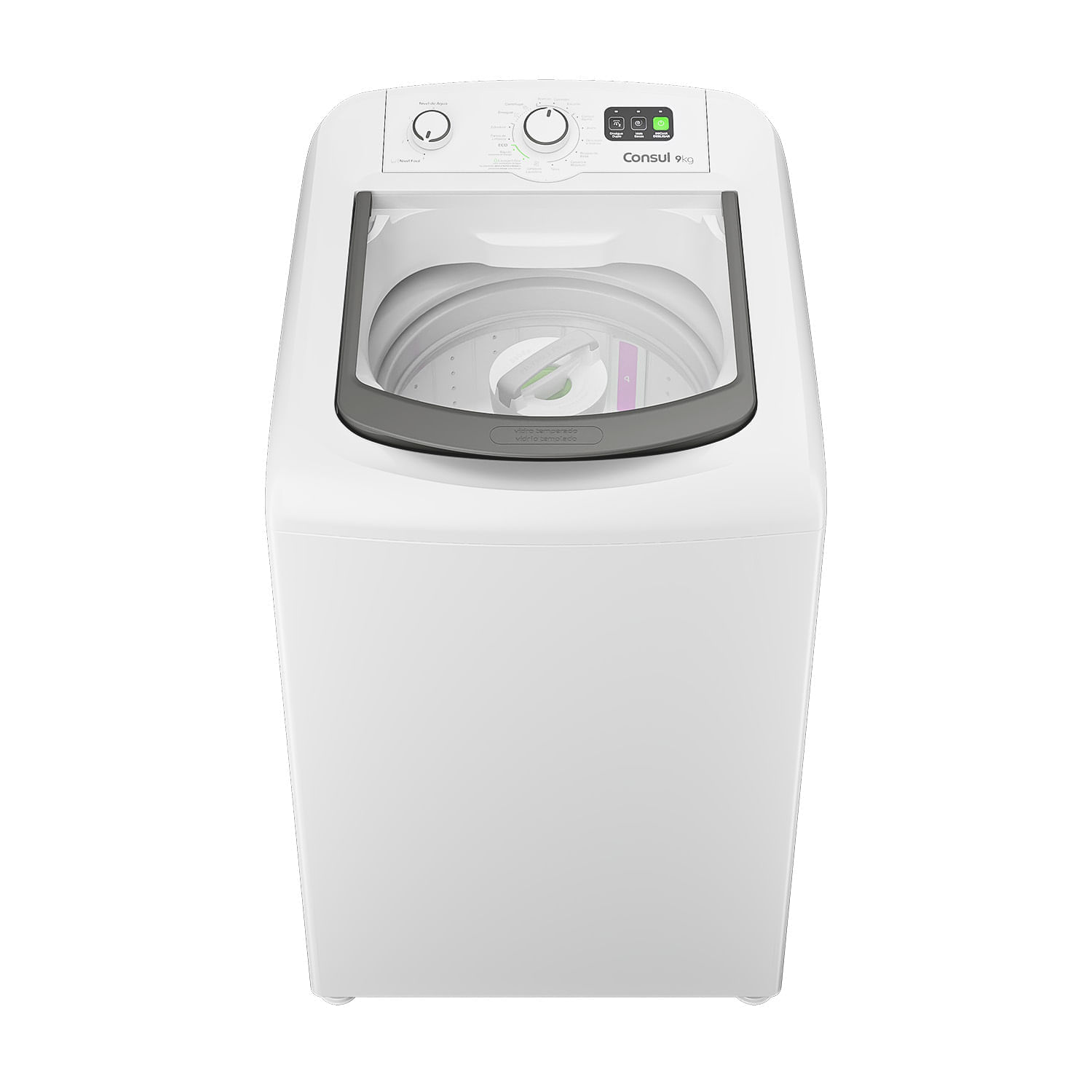 Lavadora de Roupa 9 Kg Branco Consul - 220v - Cwm09abbna