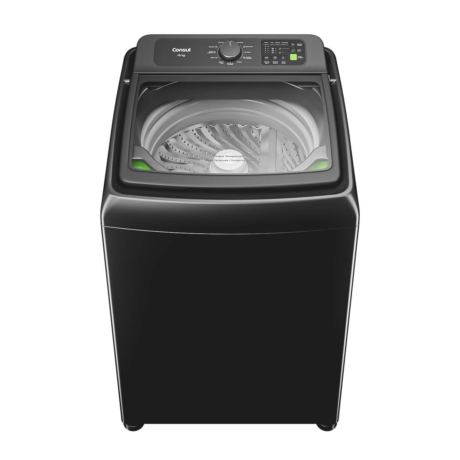 Lavadora de Roupa 16 Kg Titanium Consul - 110v - Cwn16a9ana