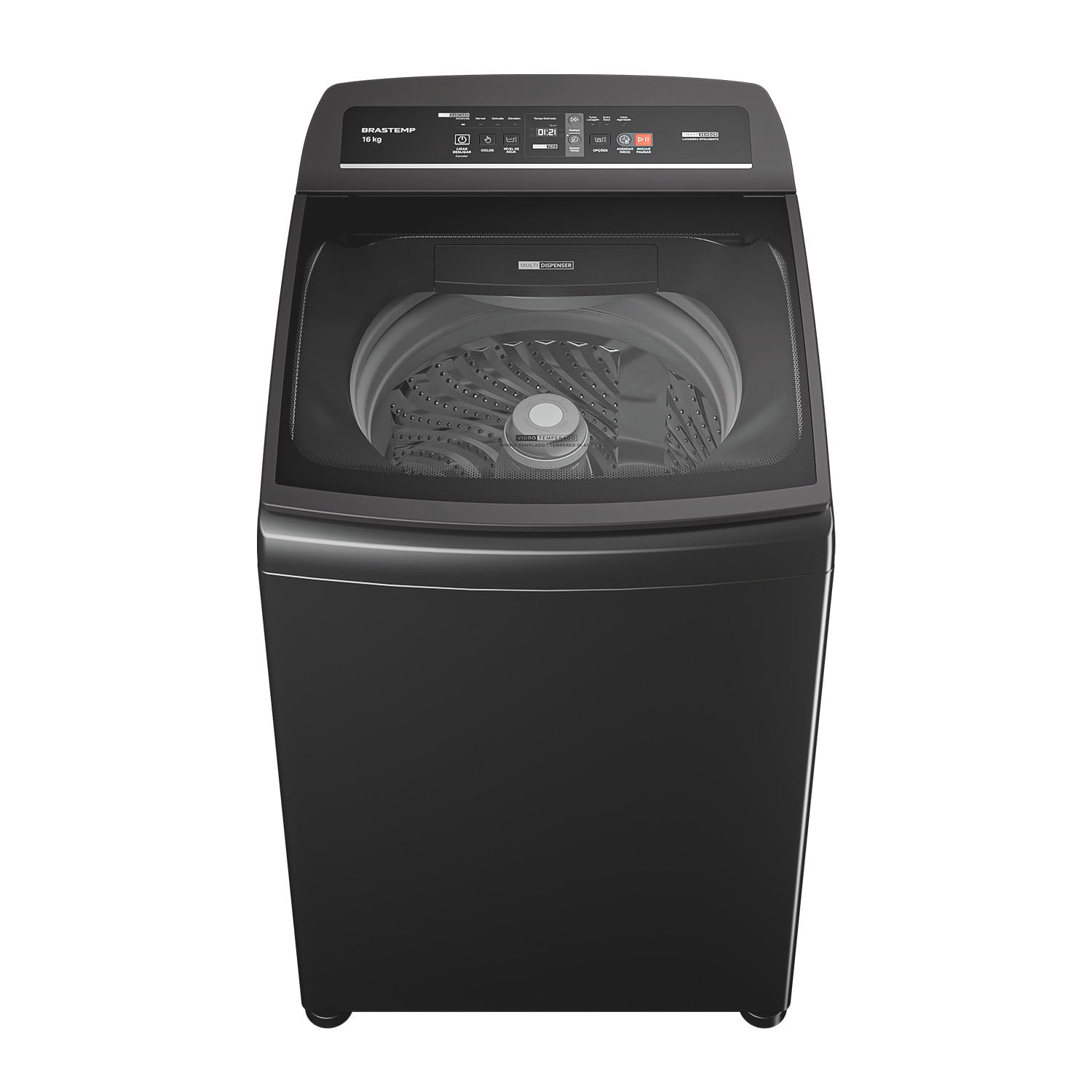 Lavadora de Roupa 16 Kg Cinza Brastemp - 110v - Bwt16a9ana