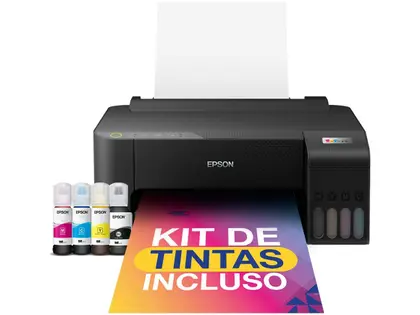 Impressora Convencional Epson Ecotank C11cj71302 L1250 Jato de Tinta Colorida Usb e Wi-fi Bivolt