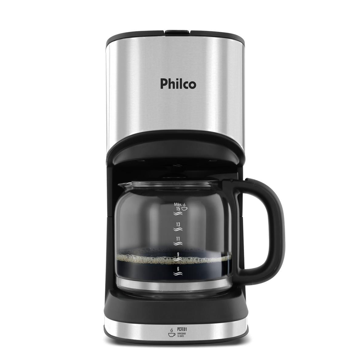 Cafeteira Elétrica Philco Prata 110v - Pcfe01
