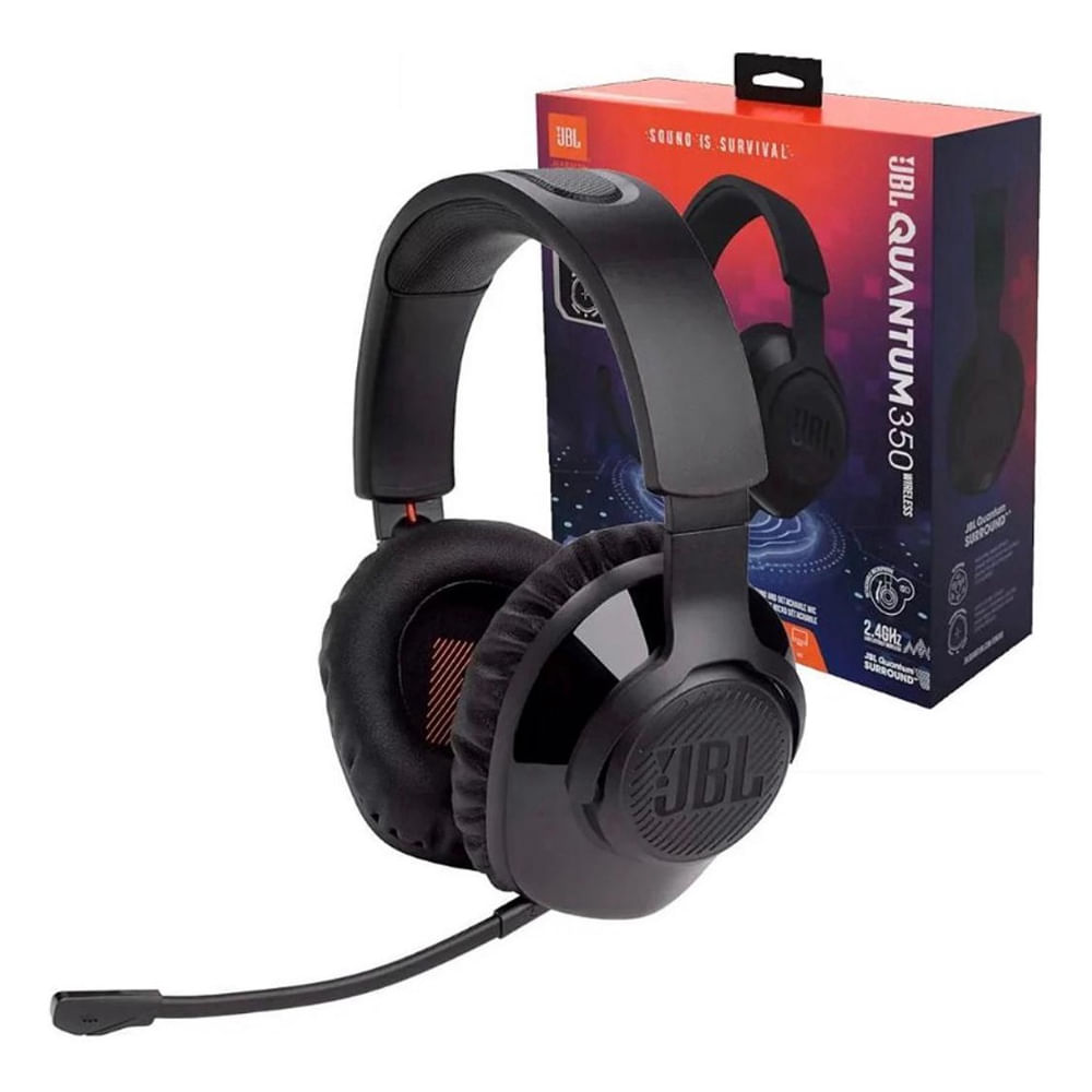 Imagem do produto Headset Gamer JBL Quantum 350WL - Preto em Americanas
