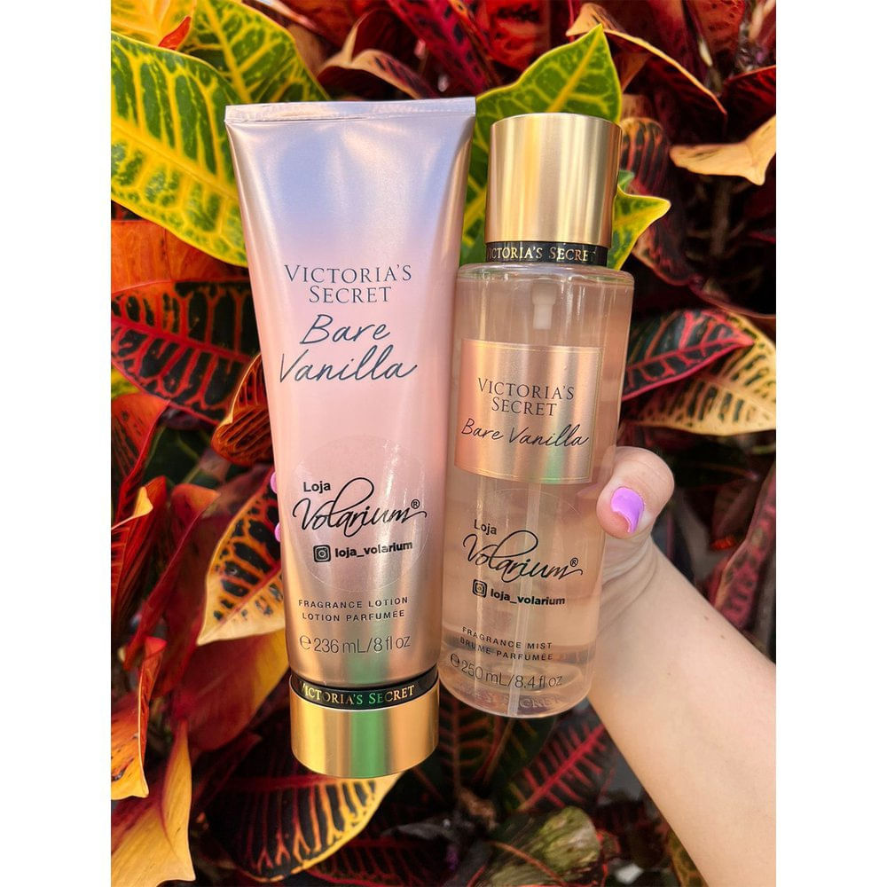 Kit victoria secret bare vanilla original importado em