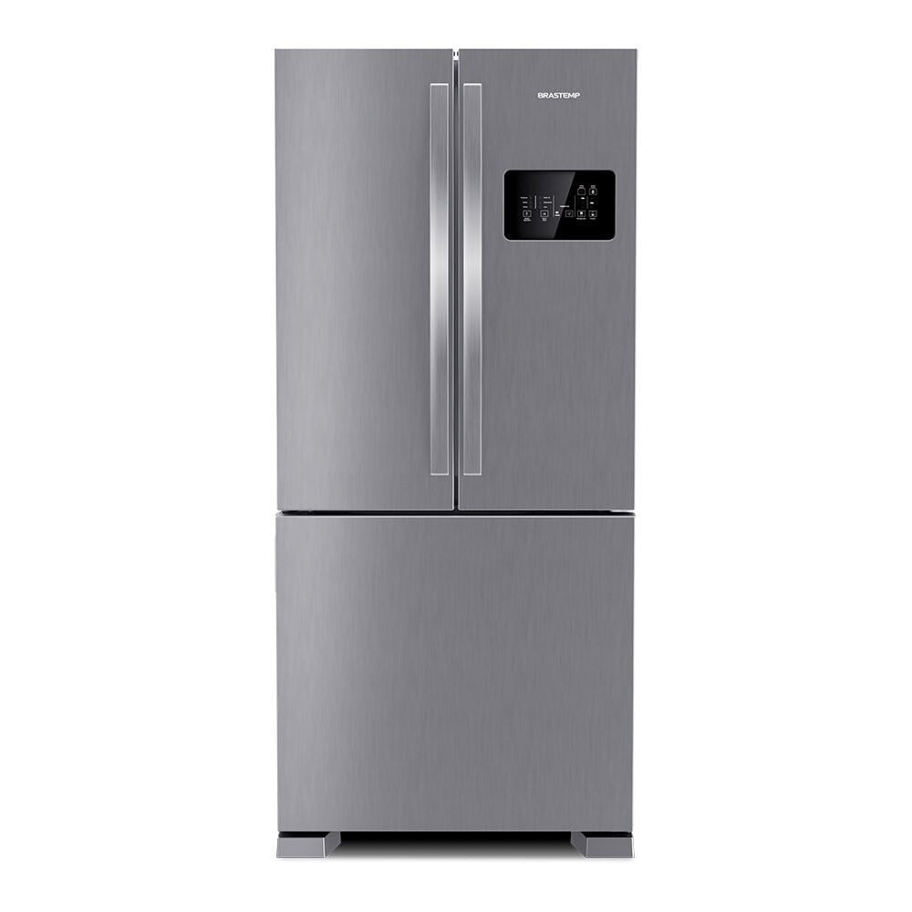 Geladeira/refrigerador 554 Litros 3 Portas Inox - Brastemp - 220v - Bro85akbna