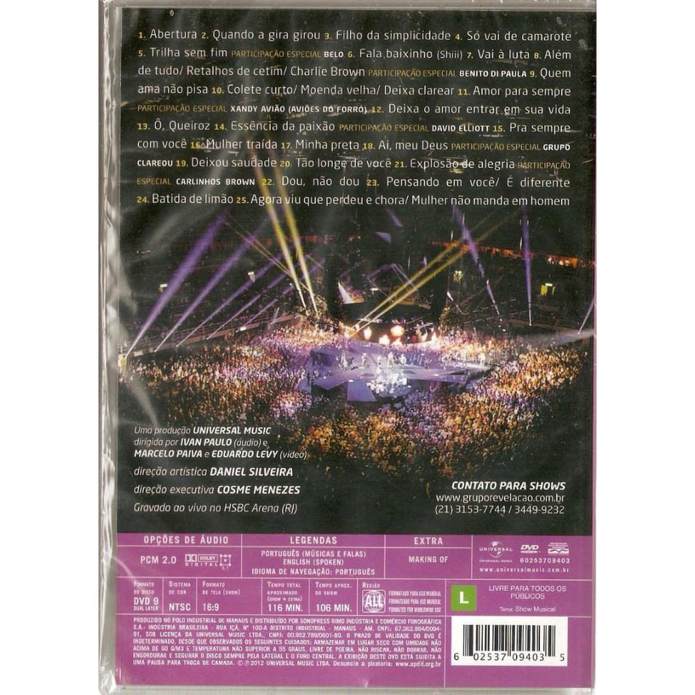 Dvd Grupo Revelação - 360 Ao Vivo em Promoção | Ofertas na  