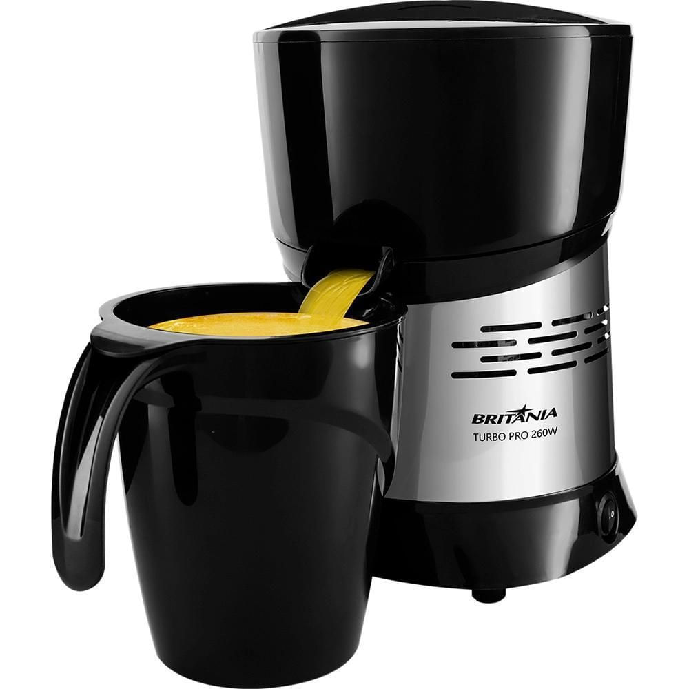 Espremedor Britânia Turbo Pro Preto 260w Bivolt