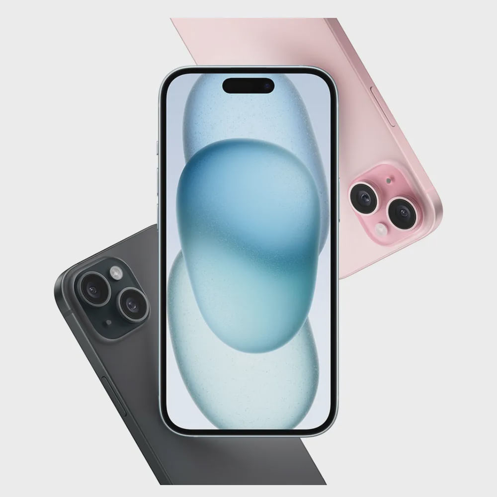 IPhone 15 Apple (256GB) Preto, Tela de 6,1, 5G e Câmera de 48 mp