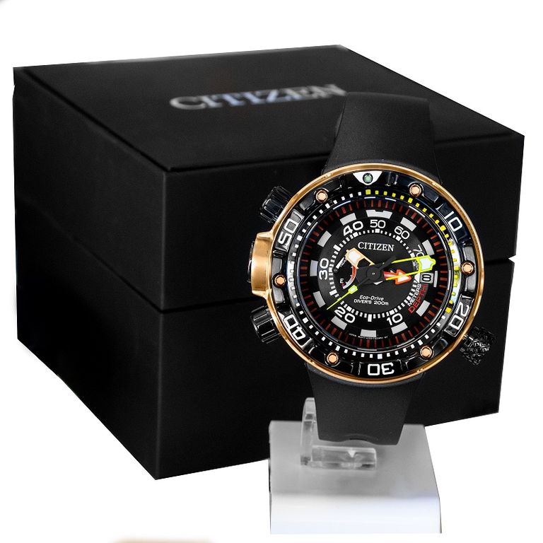 Relógio Masculino Citizen Aqualand Marine Eco-Drive TZ30740P em