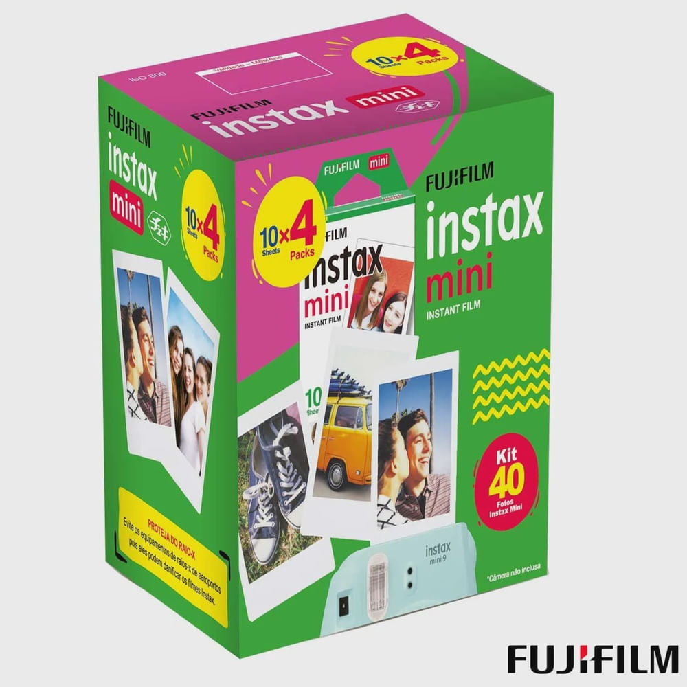 Album Fotografico Per Fuji Instax Mini - 32 Tasche, Portachiavi, Rosa, Per Pellicole 54x86 Mm