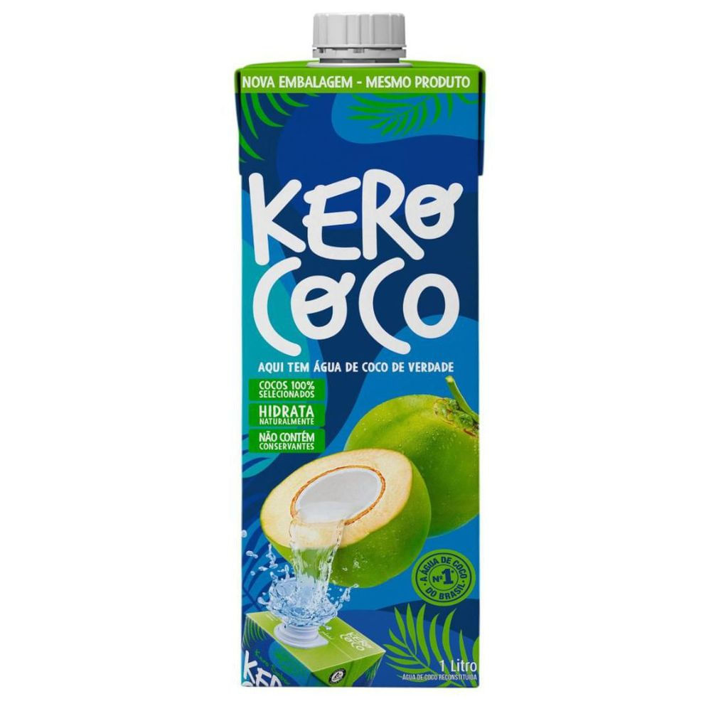 cocoページ Água de Coco Kero Coco Caixa 1L em Promoção | Ofertas na Americanas