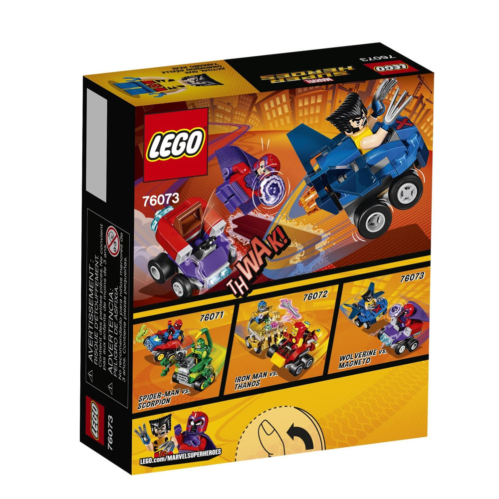 Kit de construção lego Super Heroes Mighty Micros 76073 em