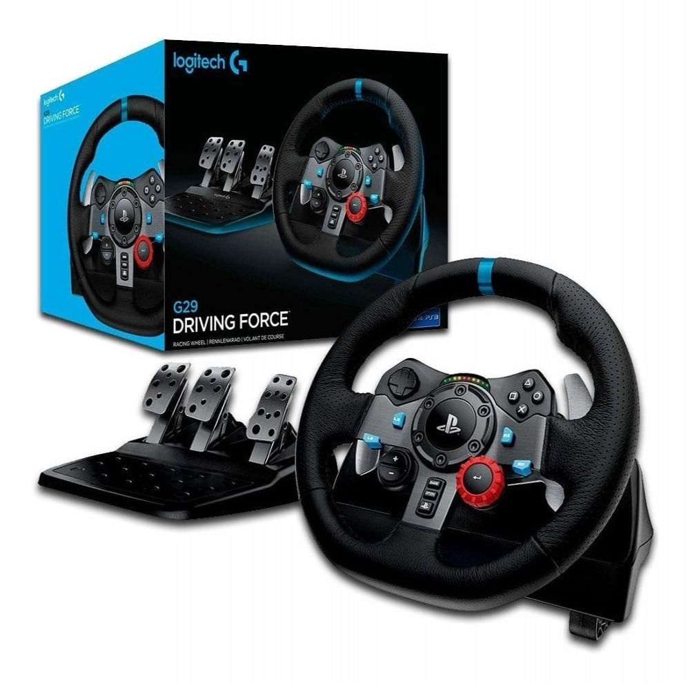 Volante De Corrida Driving Force com Pedal Logitech G29 em
