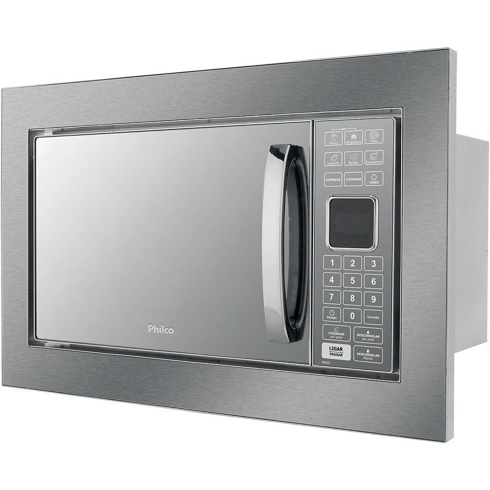 Micro-ondas 25 Litros de Embutir - Prata - Philco - Pme25bm - 110v