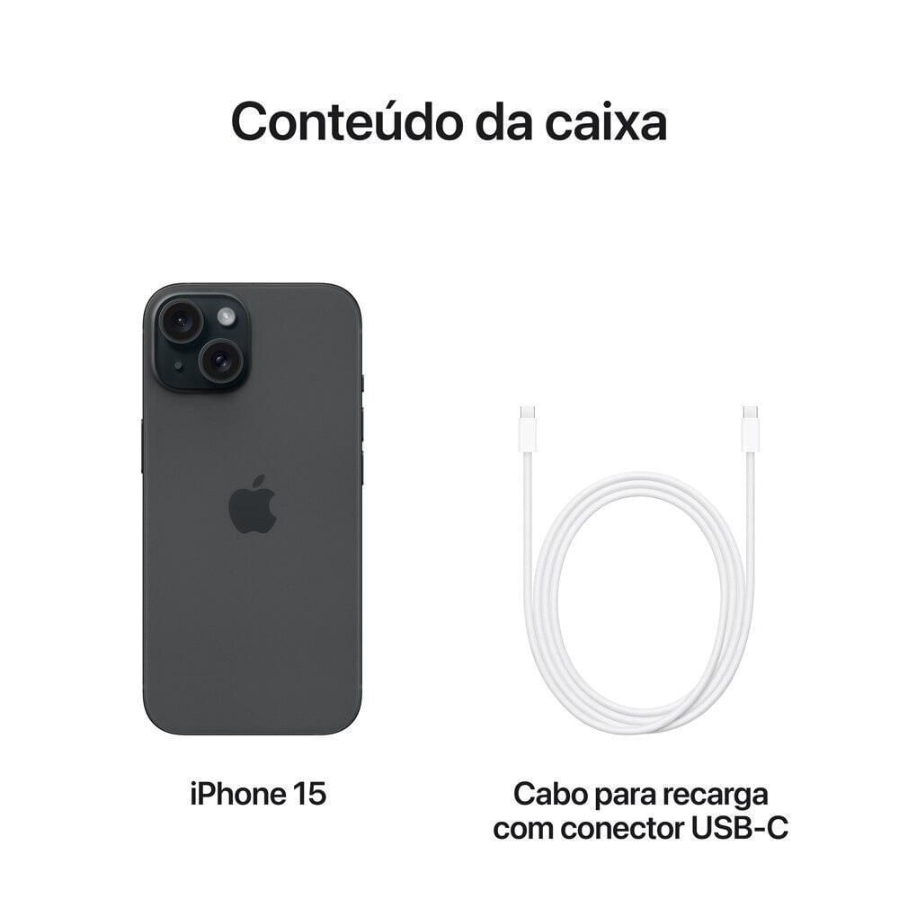 IPhone 15 Apple Preto, 256GB em Promoção | Ofertas na Americanas