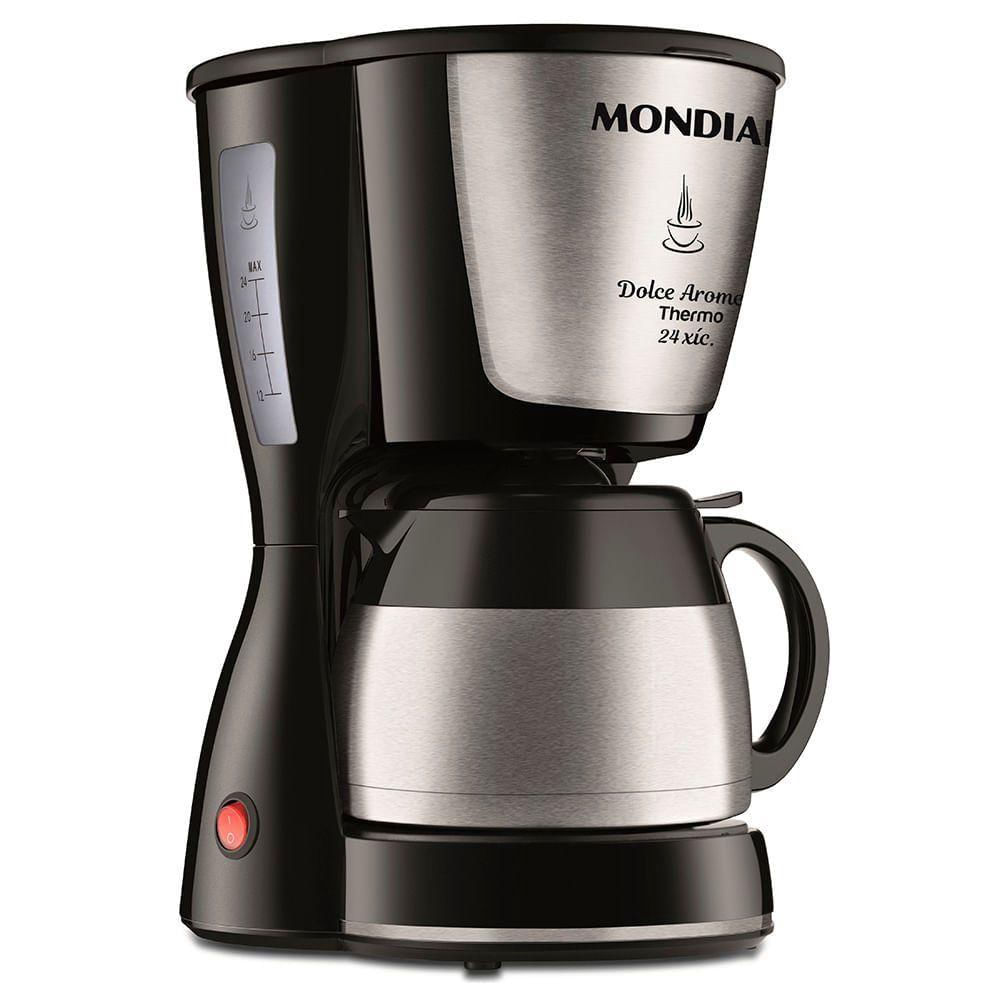 Cafeteira Elétrica Mondial Dolce Arome Thermo Preto 220v - C33