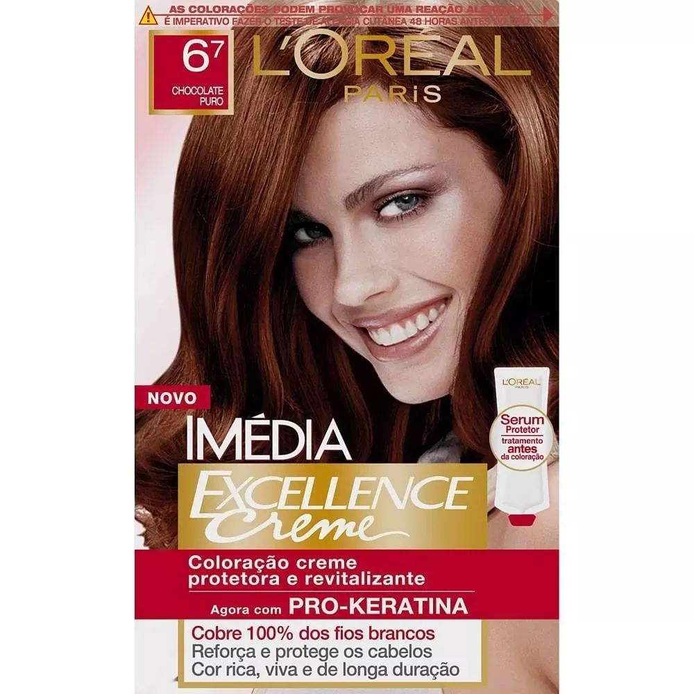 Coloração Imédia Excellence 6,7 Chocolate L'Oréal Paris em
