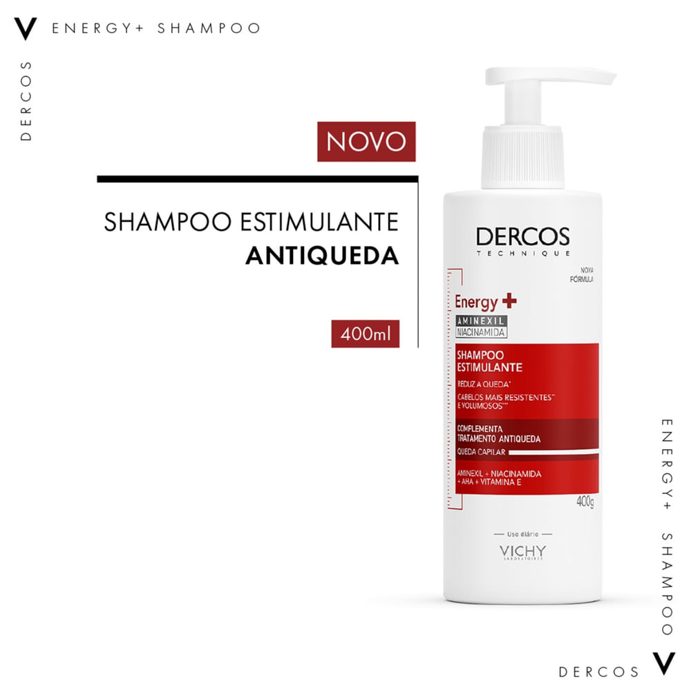 Vichy Dercos Energy + - Shampoo Estimulante 400g em Promoção Vichy Dercos Energy + - Shampoo Estimulante 400g em Promoção