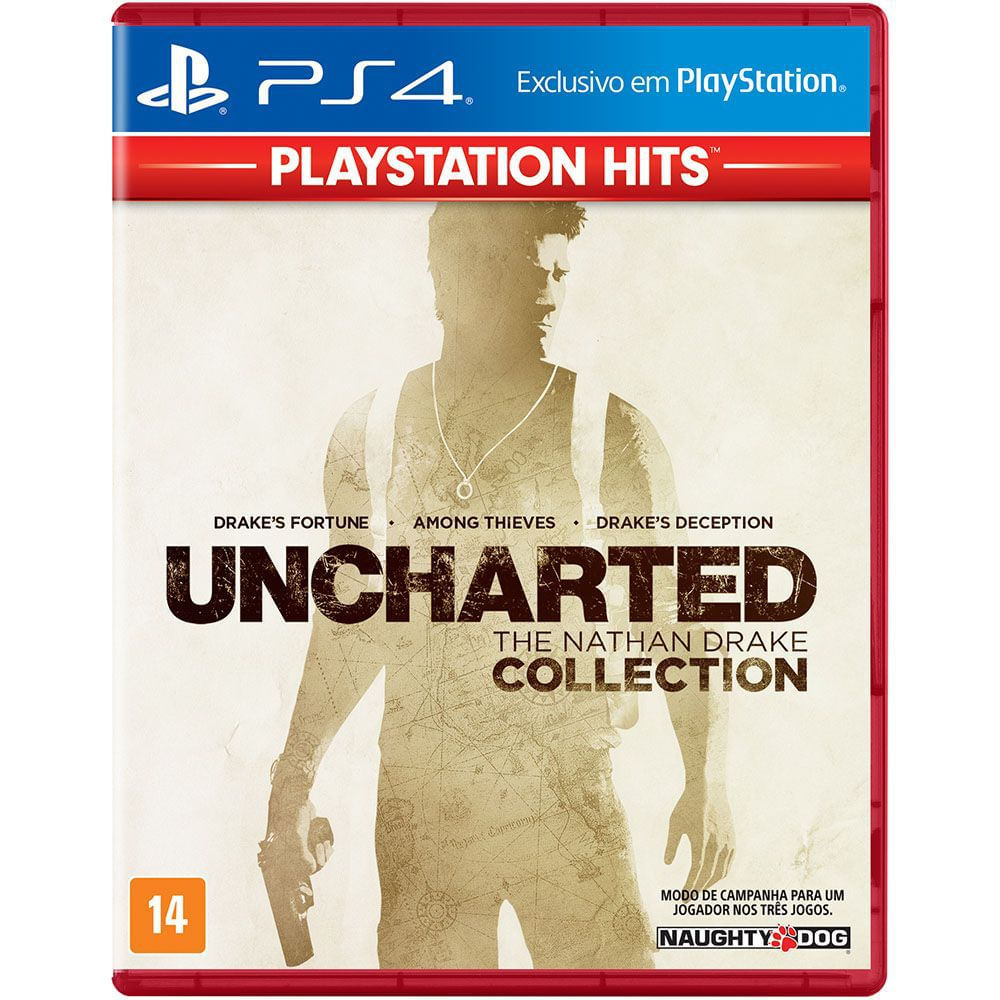 Imagem do produto Uncharted The Nathan Drake Collection Hits PS4 - Físico em Americanas