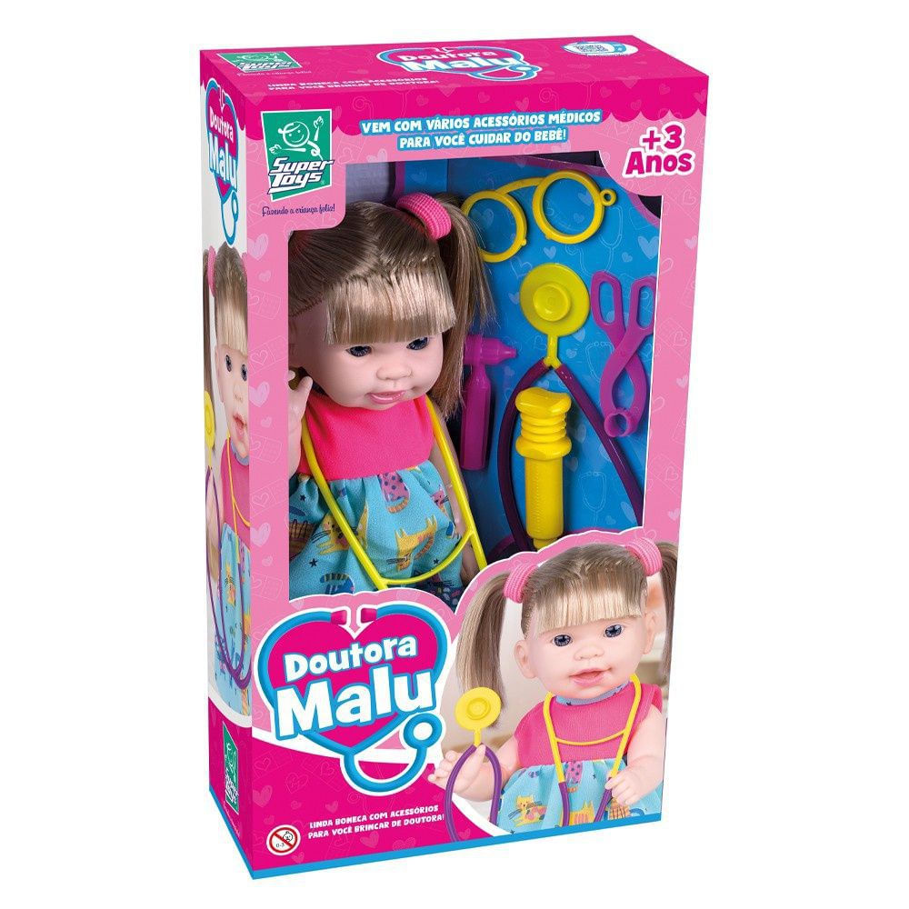 Malu Boneca Doutora Malu Super Toys 3 a 4 Anos | Americanas